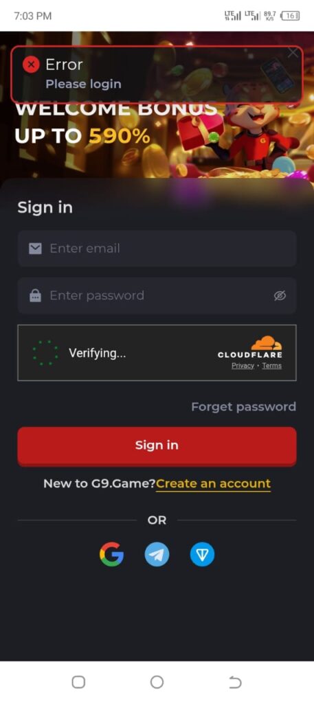 g9 game login